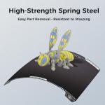 Creality K2 SE Build Plate Original 235x237mm Epoxy Resin Coating Spring Steel Magnetic Bed Plate Creality K2 SE 3D Printer PEI Sheet