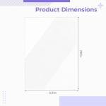 Kronabelle 4 Pcs Resin 3D Printer Fep Film, 5.5 X 7.9 in / 140 X 200 Mm, Includes Dlp Accessories, 0.15Mm Thick, 95% Transmittance, High-Temperature Resistant