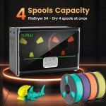 SUNLU 3D Printer Filament Dryer S4 - 4 Spools
