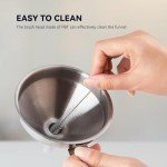 ELEGOO Stainless Steel Funnel for Resin 3D Printers