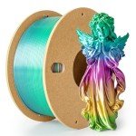 Silk Rainbow PLA Filament 1.75mm for 3D Printers
