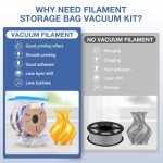 ELEGOO Filament Storage Vacuum Kit with 30 Bags