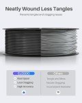 ELEGOO 1.75mm Black PLA Filament 1KG Spool