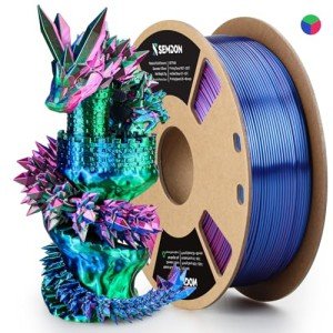 Tri-Color PLA Filament 1.75mm Rainbow 2.2lbs