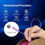 Tri-Color PLA Filament 1.75mm Rainbow 2.2lbs