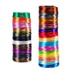 25 Color PLA Filament Sample Pack - 100m Total