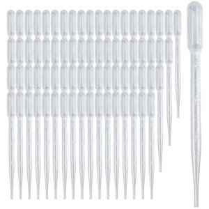 100 PCS Disposable Plastic Pipettes for Liquid Transfer
