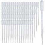 100 PCS Disposable Plastic Pipettes for Liquid Transfer