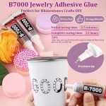 25000Pcs Flatback Rhinestones with Tweezers and Glue