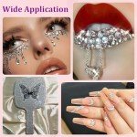 25000Pcs Flatback Rhinestones with Tweezers and Glue