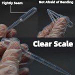 20 PCS Disposable Pipettes for Precision Liquid Transfer