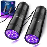 Vansky UV Flashlight: 395nm 12 LED Pack