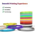 22 Colors PLA Filament for 3D Pens - 220 Feet
