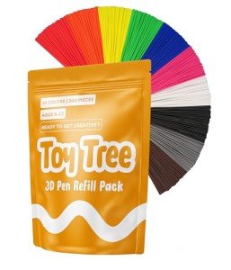 300 Piece 3D Pen Refills - 10 Vibrant Colors