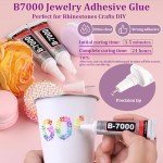 3D Printer Multicolor Flatback Gems with B7000 Glue