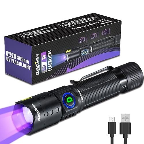 UV Rechargeable Flashlight for Pet Stains Detection
