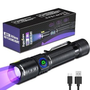 UV Rechargeable Flashlight for Pet Stains Detection