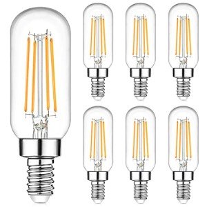 Dimmer-Compatible LED Bulbs for Chandeliers - 6 Pack
