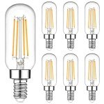 Dimmer-Compatible LED Bulbs for Chandeliers - 6 Pack