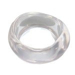 Colorful Irregular Geometric Acrylic Bangle Bracelet