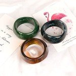 Colorful Chunky Acrylic Cuff Bracelet for Women