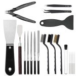 24-Piece 3D Printer Tools and Accessories Kit