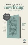 NLT Premium Thinline Bible Filament - Bouquet Teal