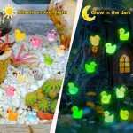 Glow-in-the-Dark Mini Resin Ducks - 240 Pack