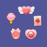 15 Pcs Cute Cartoon Shoe Charms for Sandals