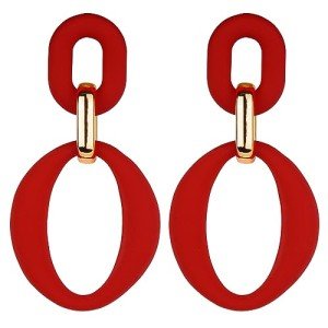 Colorful Geometric Acrylic Earrings for Women