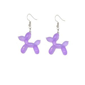 Kawaii Balloon Dog Earrings for Fun Jewelry