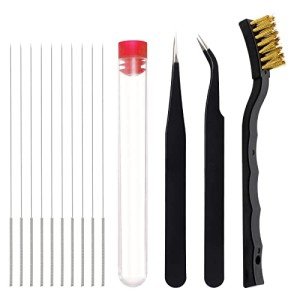 3D Printer Nozzle Cleaning Kit - 13 Essential Tools
