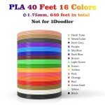 Dikale 3D Pen Filament Refills - 16 Colors