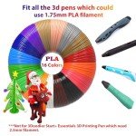 Dikale 3D Pen Filament Refills - 16 Colors