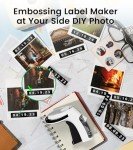 Retro Label Maker with Waterproof 3D Embossing Tapes