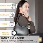 Butterfly Initial Letter Keychain - White A