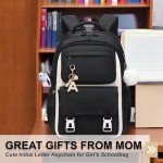 Butterfly Initial Letter Keychain - White A