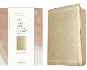 NLT Every Woman’s Bible, Soft Gold LeatherLike Edition