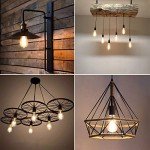 Edison Style LED Bulbs, 6W Warm White Pack