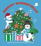 Set of 2 Resin Snowman Figurines with Tree