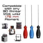 NoClogger 3D Printer Nozzle Cleaning Tool (Blue)