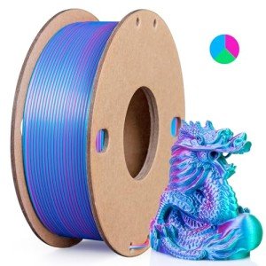 3Dgenius Silk PLA Filament - Triple Color 1.75mm