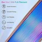 3Dgenius Silk PLA Filament - Triple Color 1.75mm