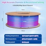 3Dgenius Silk PLA Filament - Triple Color 1.75mm