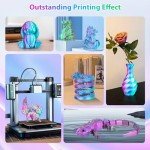 3Dgenius Silk PLA Filament - Triple Color 1.75mm