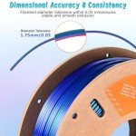 Silk Tri-Color 3D Printer PLA Filament 250g