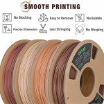 OVV3D Wood PLA 3D Printer Filament Bundle