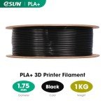eSUN PLA+ 1.75mm 3D Printer Filament - Black