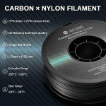 SainSmart Black Carbon Fiber Nylon Filament 1KG