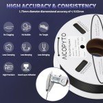 AICOPYTO 1.75mm Carbon Fiber PLA Filament Spool